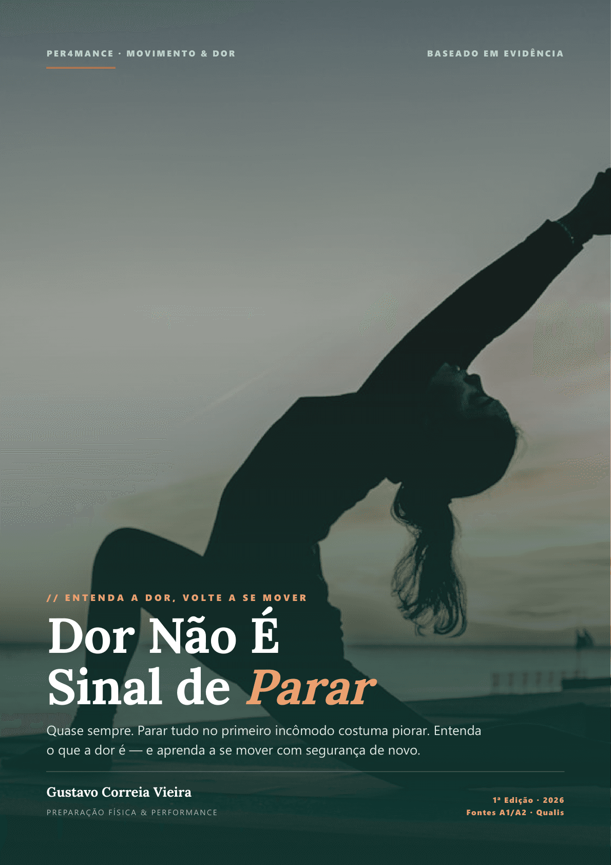Capa do e-book Dor Não é Sinal de Parar