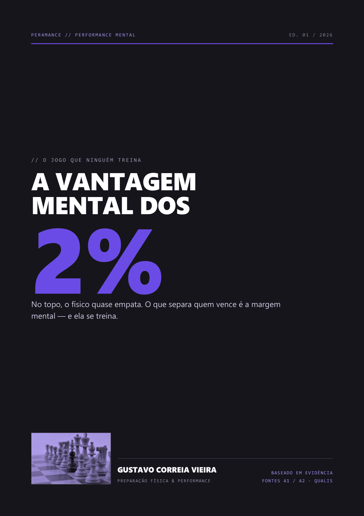 Capa do e-book A Vantagem Mental do 2%