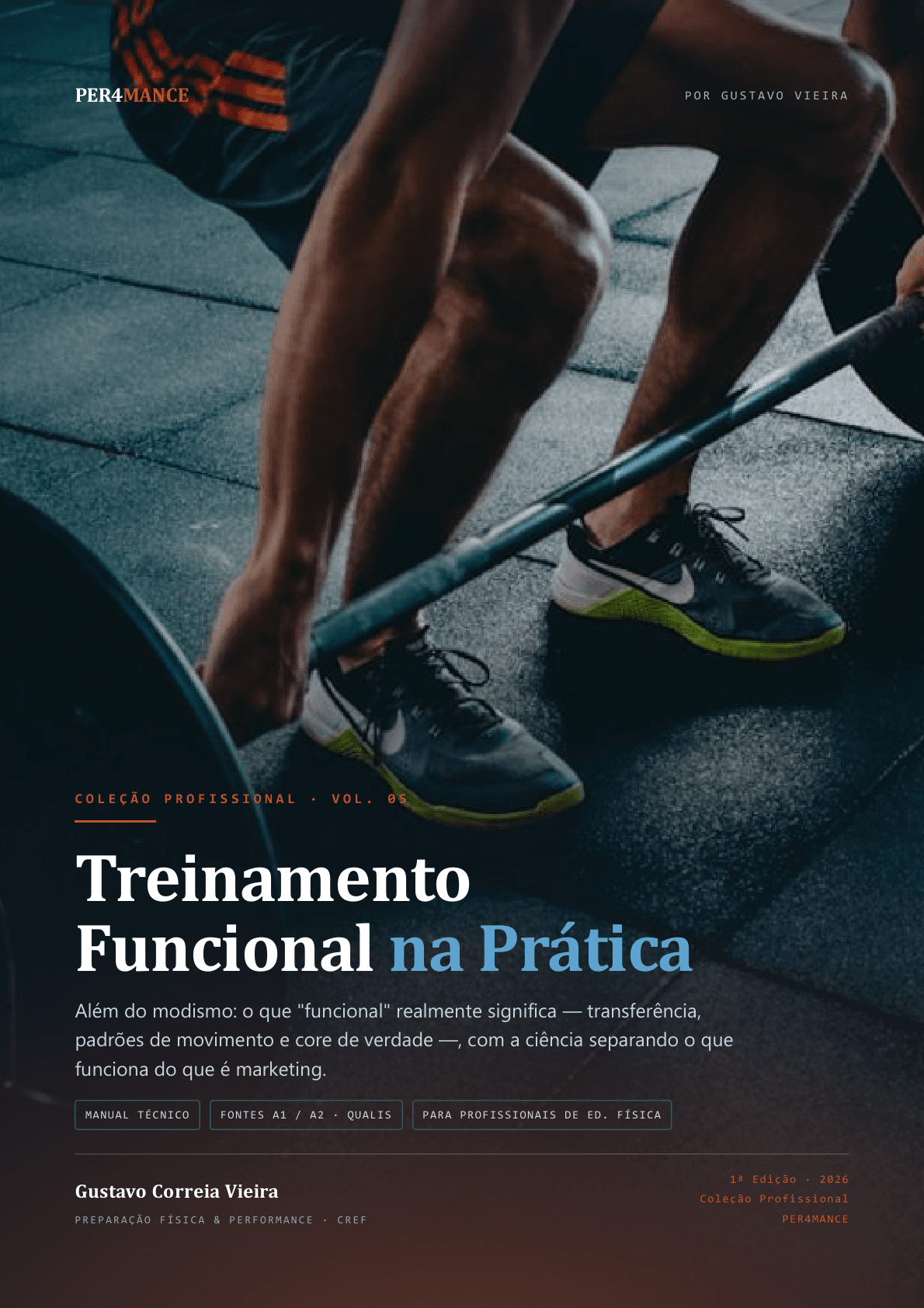 Capa do e-book Treinamento Funcional na Prática